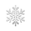 Snowflake pin badge