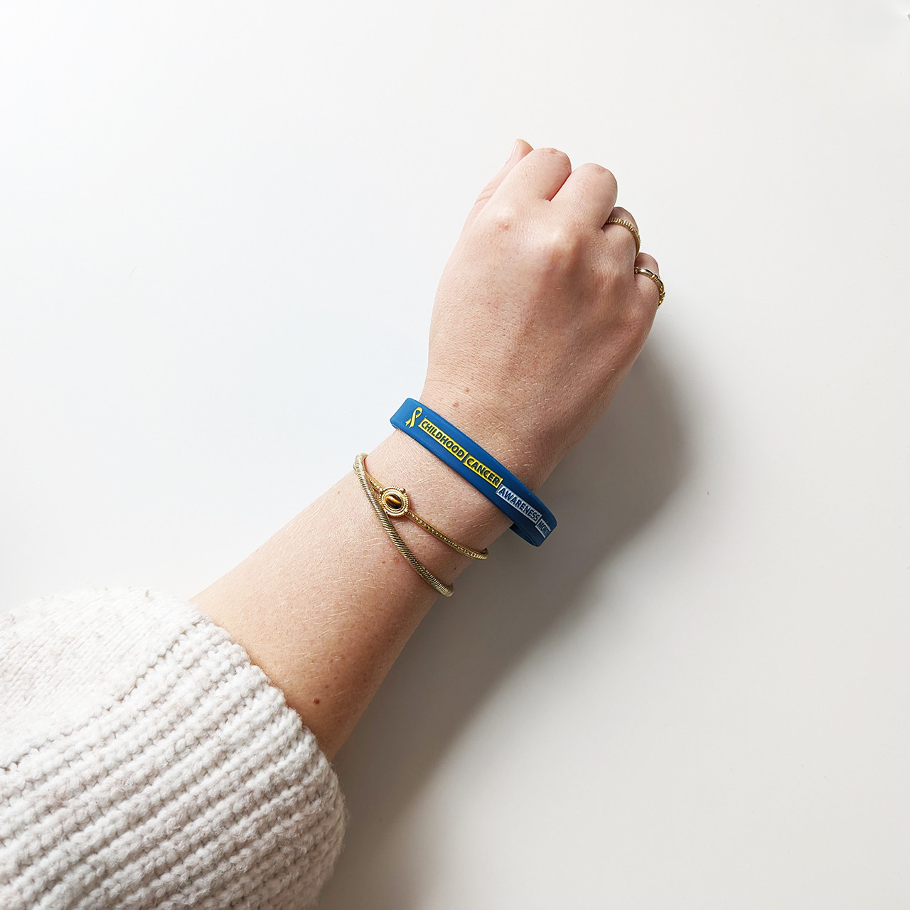 Childhood Cancer Awareness Month Silicone Wristband CCLG: The