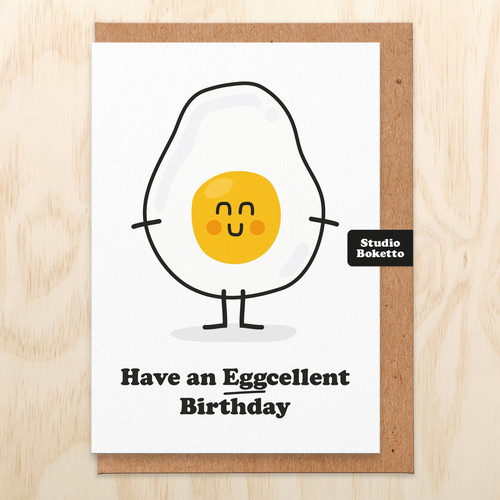 Eggcellent Birthday Card - Children's Cancer and Leukaemia Group