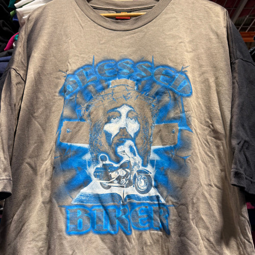 (3XL) Blessed Biker T-Shirt