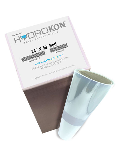 hydrokon water transfer film blank for hydrodipping