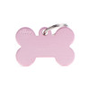 MyFamily Big Pink Bone ID Tag - Free Custom Engraving