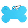 MyFamily XL Lt. Blue Bone ID Tag - Free Custom Engraving