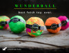 Wacky Walk'r WUNDERBALL Indestructible, Bouncing, Floating Dog Fetch Ball Toy