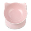 Park Life Designs Oscar Tilt Ceramic Cat Dish (Pink)