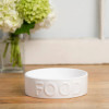 Park Life Designs White Classic Ceramic Food Bowl