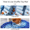 PawzNDogz Dog Snuffle Mat Fire & Ice Blue