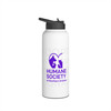 Humanine Society 32oz Water Bottle — Stainless Steel Insulated Bottle with Purple Rescue Logo