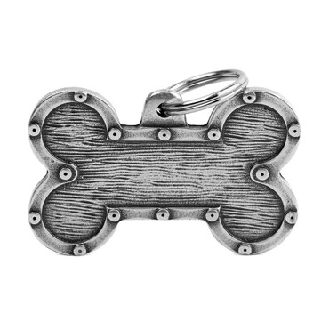 XL Bone Bronx Futuristic Tag - Free Custom Engraving