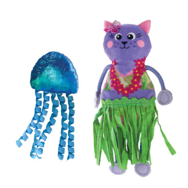 Kong Cat Tropics Hula Catnip 2-Piece Toy