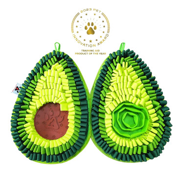 PawzNDogz Dog Snuffle Mat Delicious Avocado 2 halves