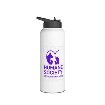 HSSA 32oz Water Bottle — Stainless Steel Insulated Bottle with Purple Rescue Logo