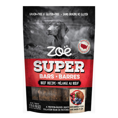 Zoe Super Bars, Beef 6oz