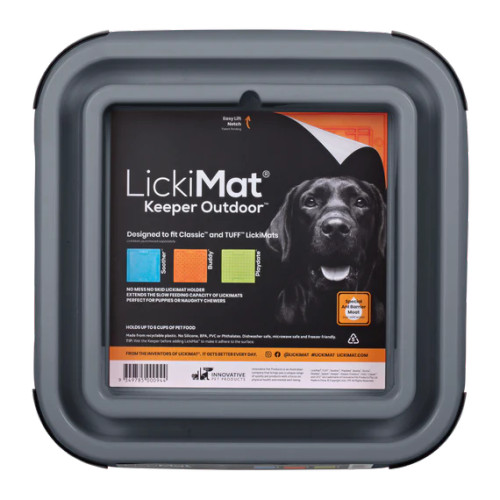 LickiMat Keeper Outdoor Ant Free Lick Mat Dog Slow Feeder Holder