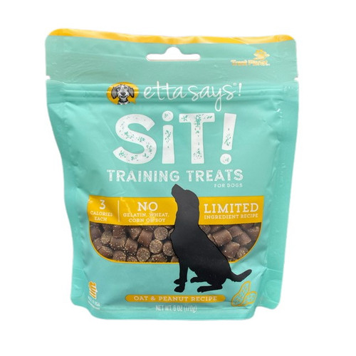 Etta Says Sit! Training Treats 6oz - Oat and Peanut