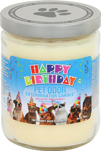 Pet Odor Exterminator Candle - Happy Birthday