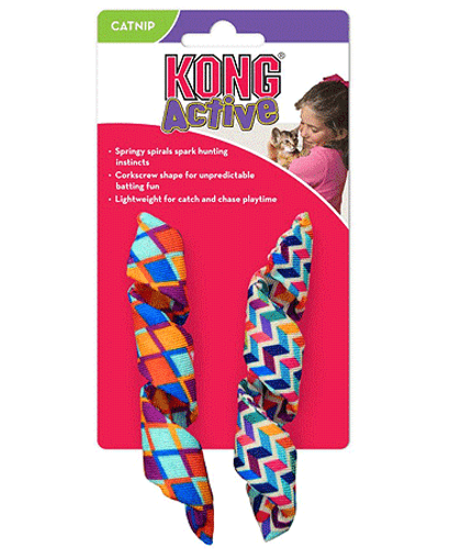 Kong Cat Active Curlz Toy 2-Pack