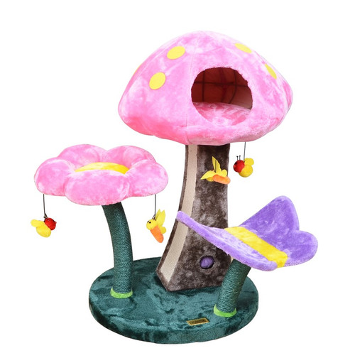 Catry Wonderland Cat Tree Garden Condo and Perches  Activity Tower Furniture