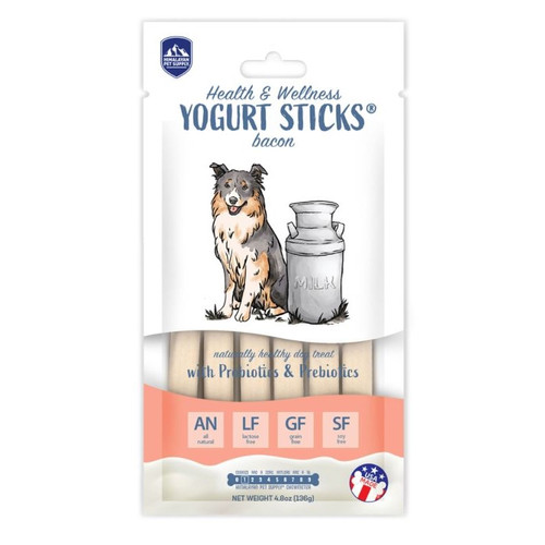 Himalyan Dog Chew Yogurt Sticks with Bacon Treats, 4.8 oz