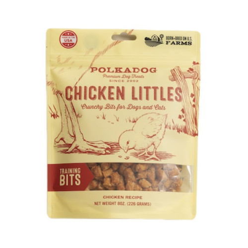 Polkadog Chicken Littles Training Bits 8oz