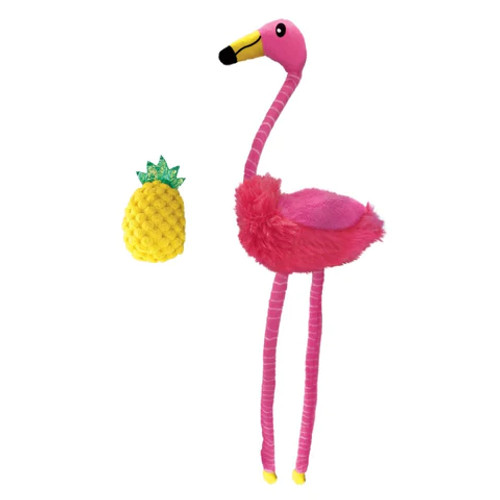 Kong Cat Tropics Flamingo 2-in-1 Toy