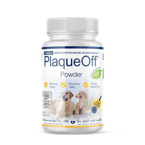 ProDen PlaqueOff Dental Powder 60g Cat or Dog Health Teeth and Gums Plaque Off