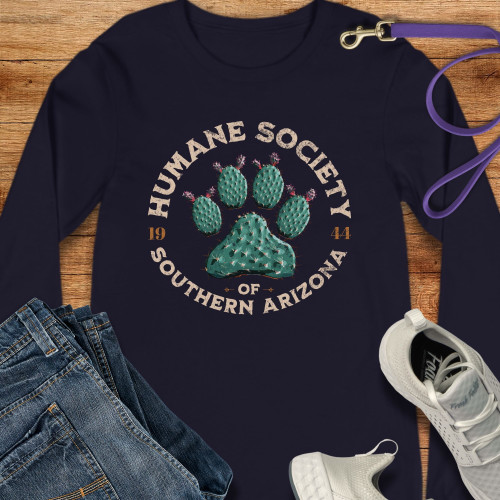 HSSA Vintage Cactus Paw Unisex Long Sleeve Tee