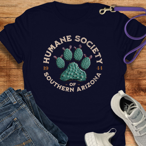 HSSA Vintage Cactus Paw Short-Sleeve Unisex T-Shirt