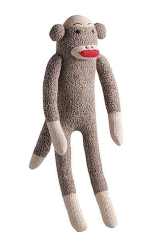 Multipet Sock Monkey Dog Toy Small