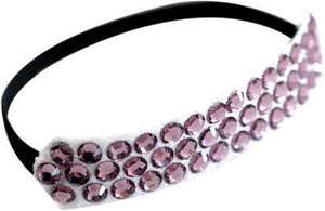 Lillac Hårstrykk m rhinestones