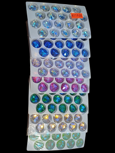 Sy-på rhinestones Fat triangle