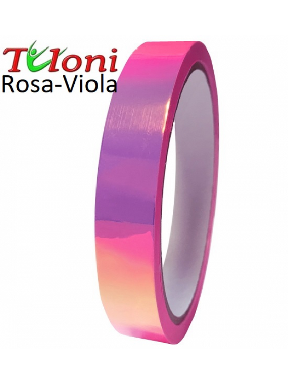 Pink-viola holografisk teip Tuloni