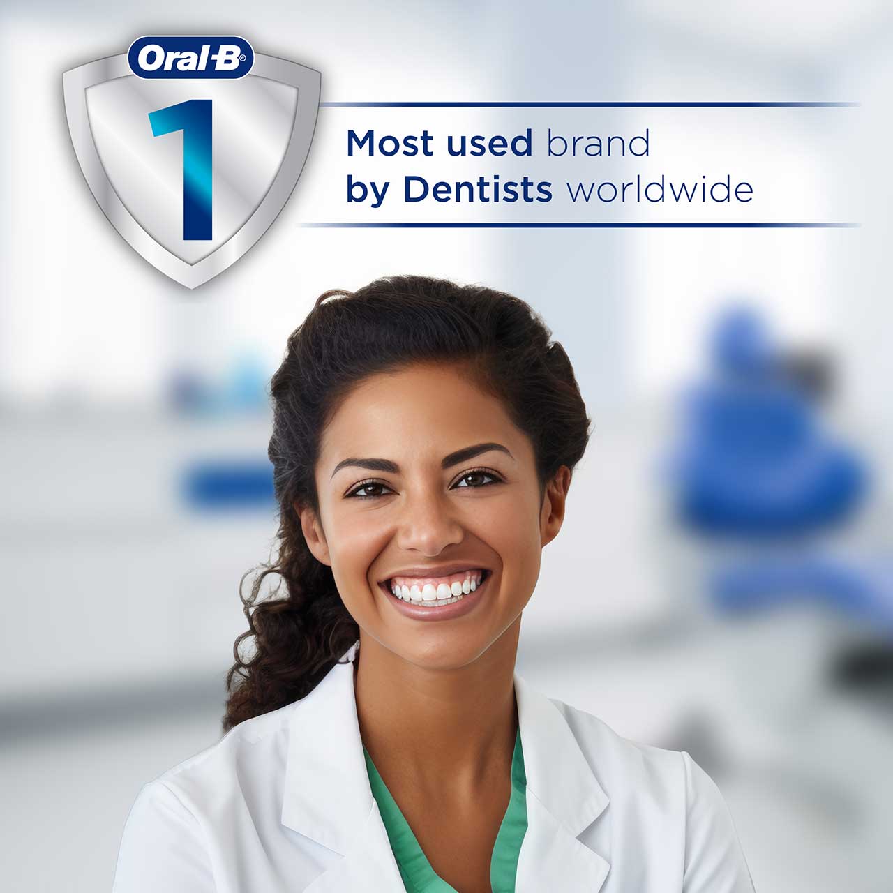  Oral-B is the most used toothbrush brand by Dentists worldwide