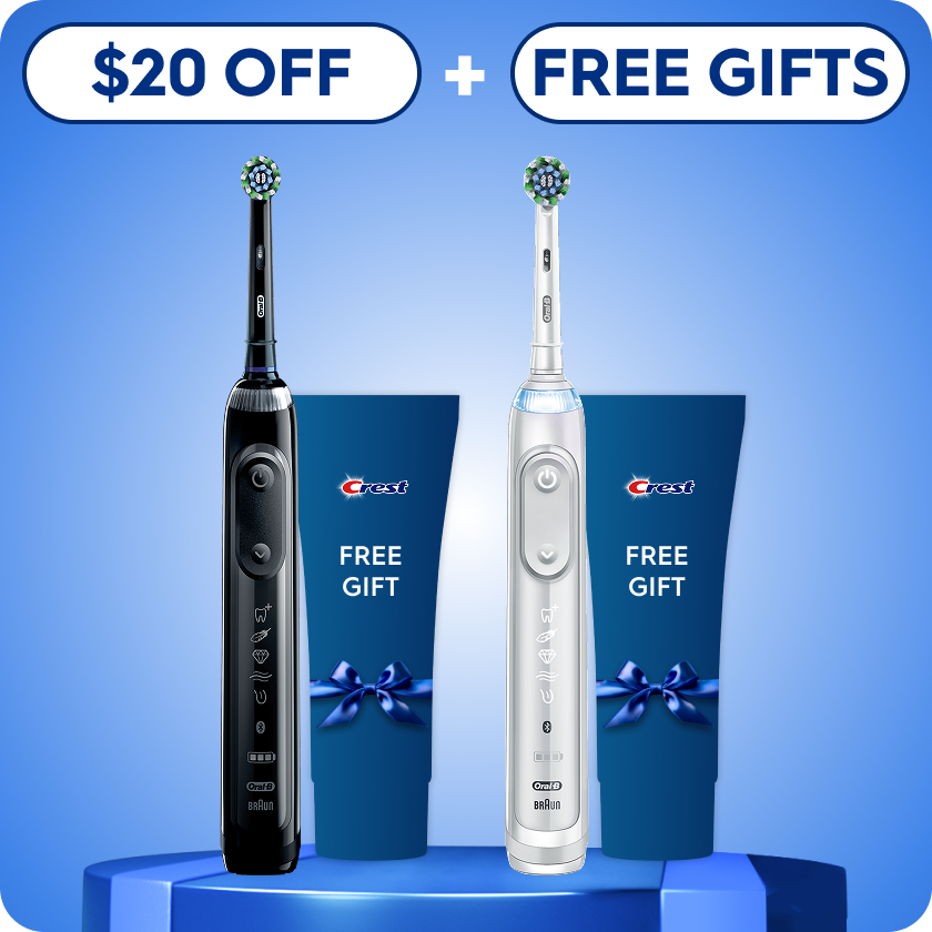 Oral-B Genius X Rechargeable Electric Toothbrush Twin Pack, Black