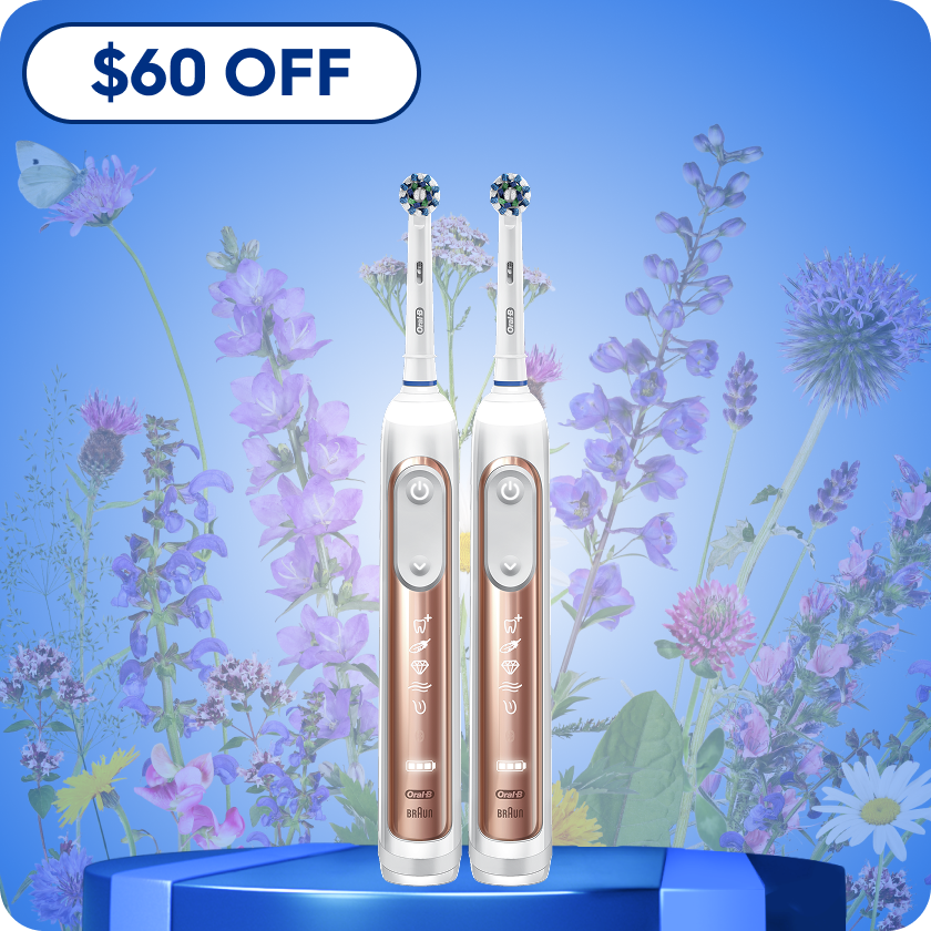 Oral-B Genius 7500 Rechargeable Electric Toothbrush Twin Pack Oral-B Genius 7500 Rechargeable Electric Toothbrush Twin Pack