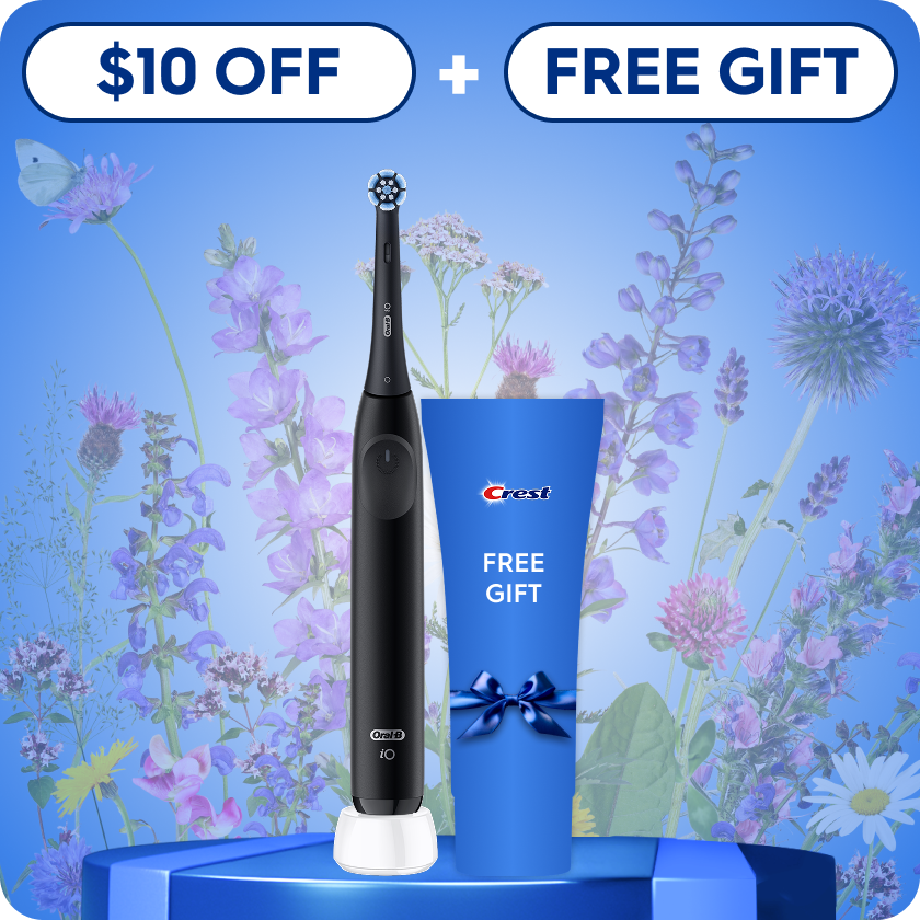 iO Series 2 Electric Toothbrush Starter Kit, Night Black | Oral-B