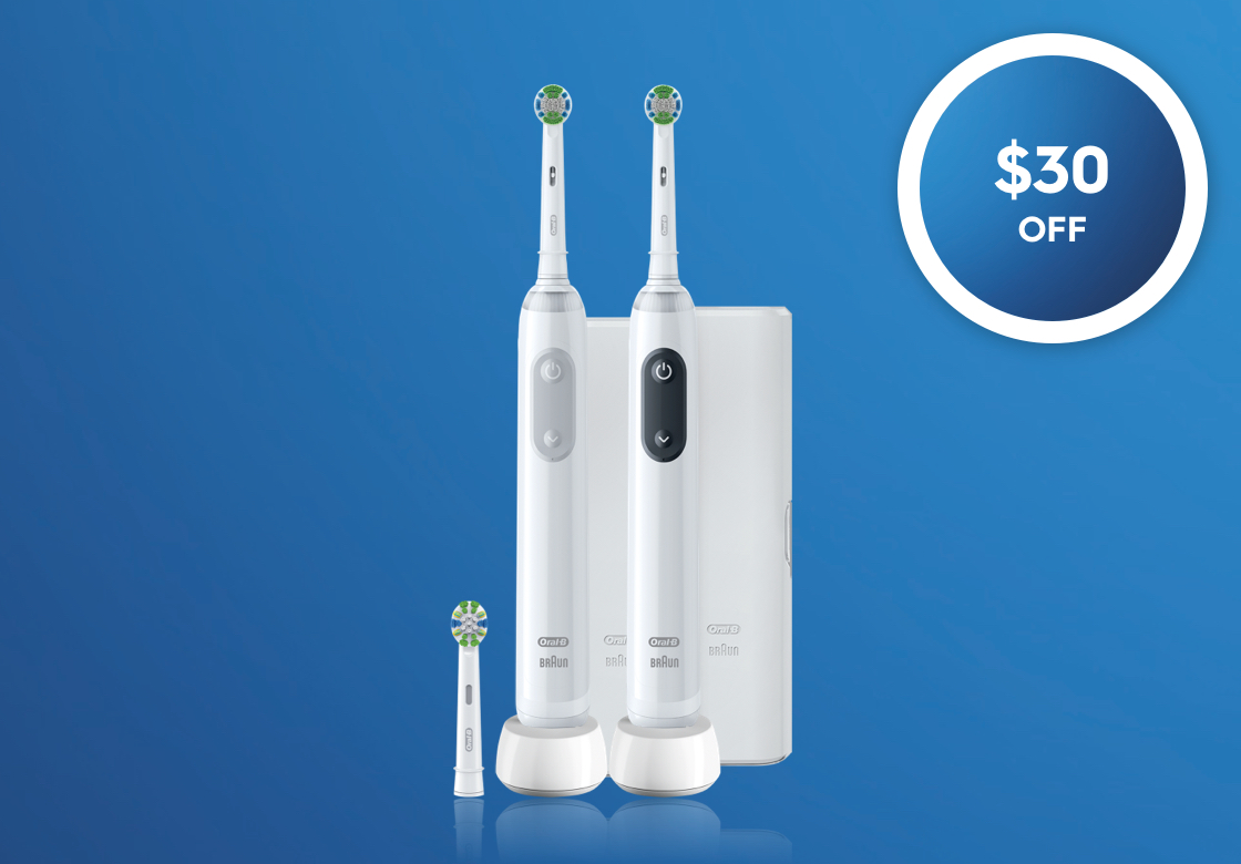 Save $30 on the Oral-B Smart Clean 360 Twin Pack