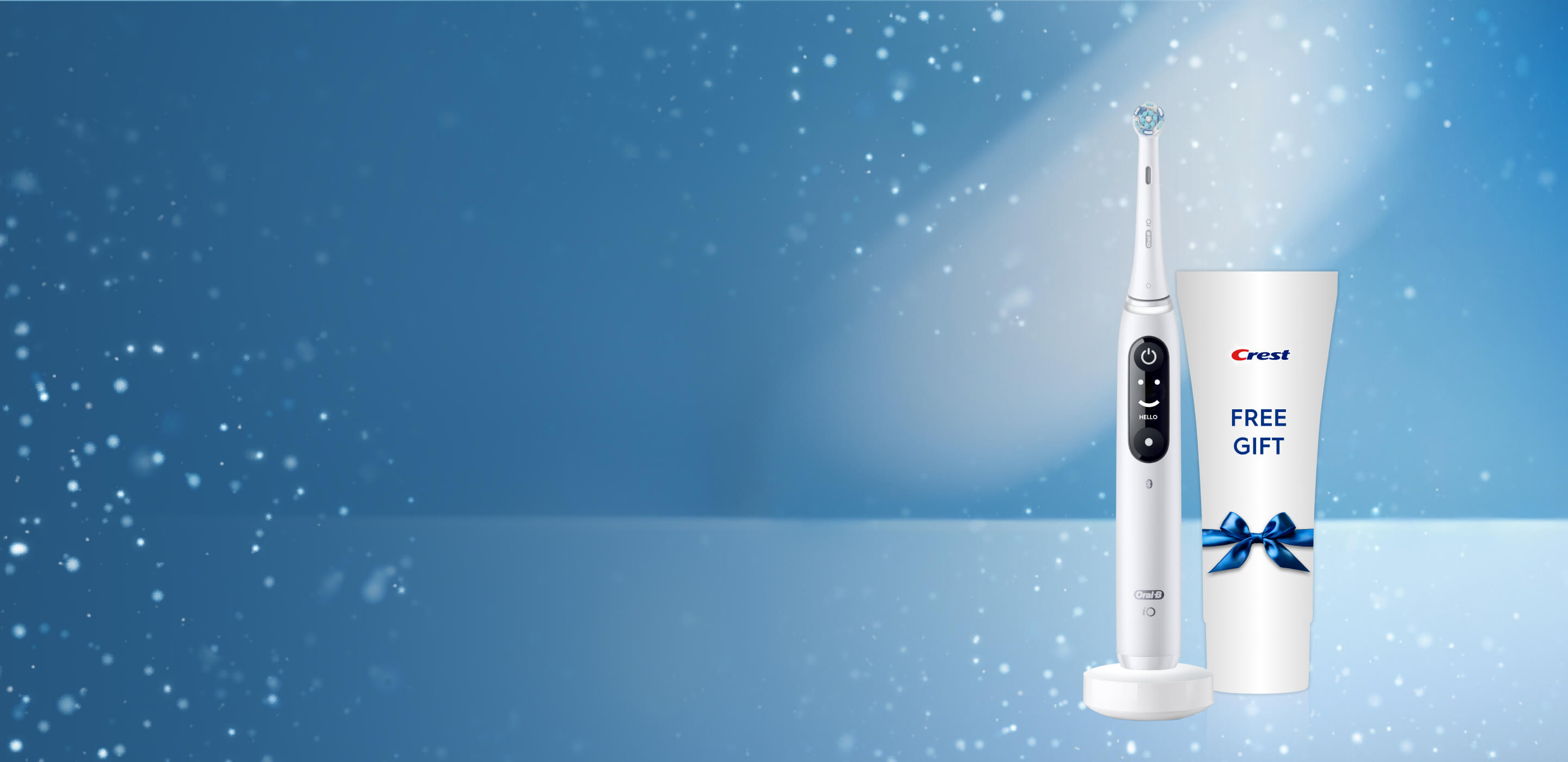 Save $100 on the iO7 and get a FREE Crest Toothpaste!