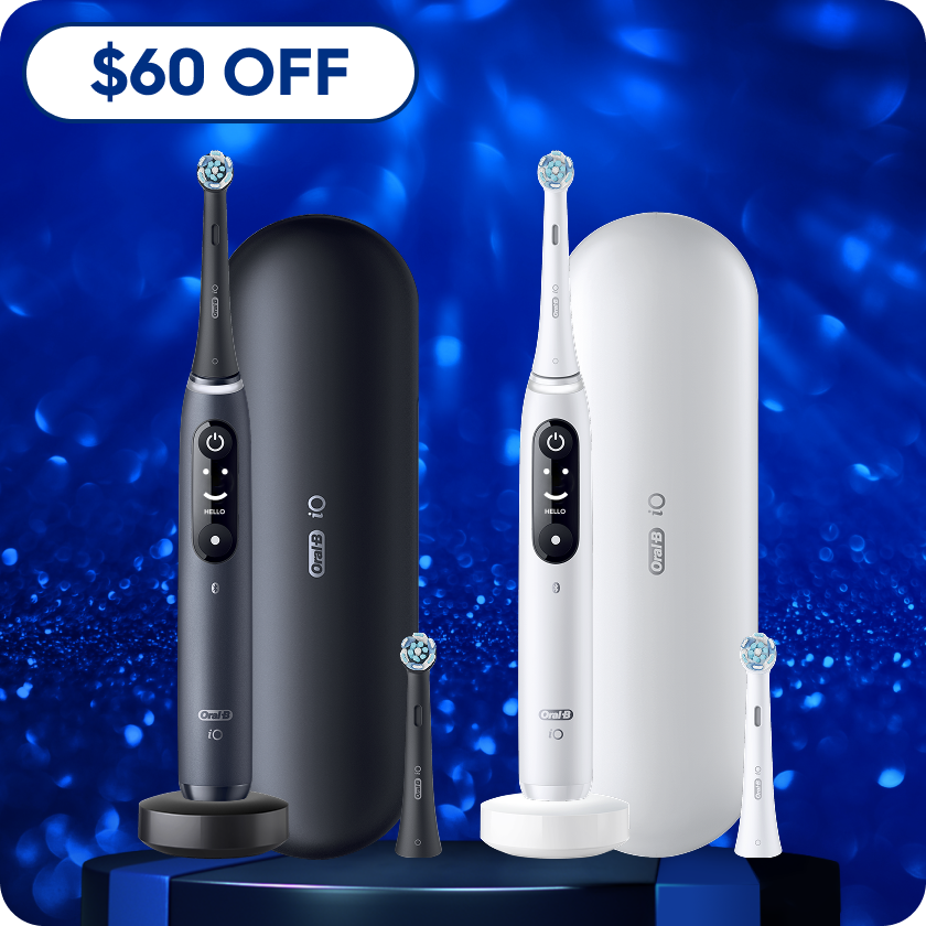 Oral-B iO Series 7 Twin Pack, White Alabaster | Oral-B