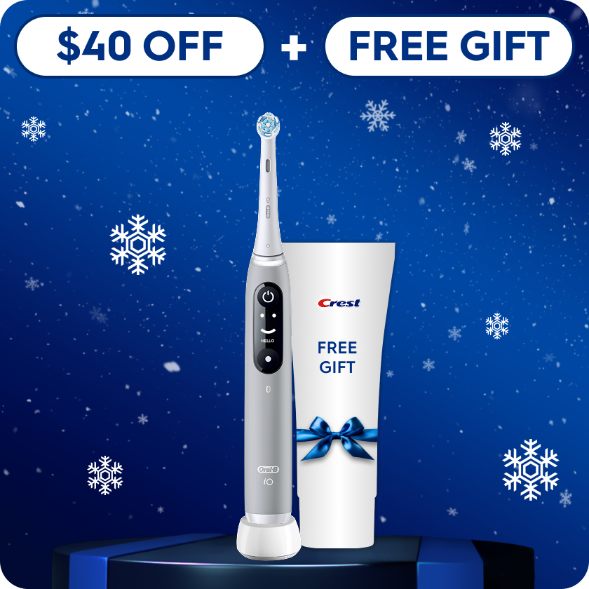 Oral-B iO Series 6 Electric Toothbrush, Grey Opal | Oral-B