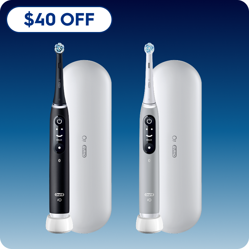 iO Series 6 Twin Pack in Black Lava and Grey Opal| Oral-B