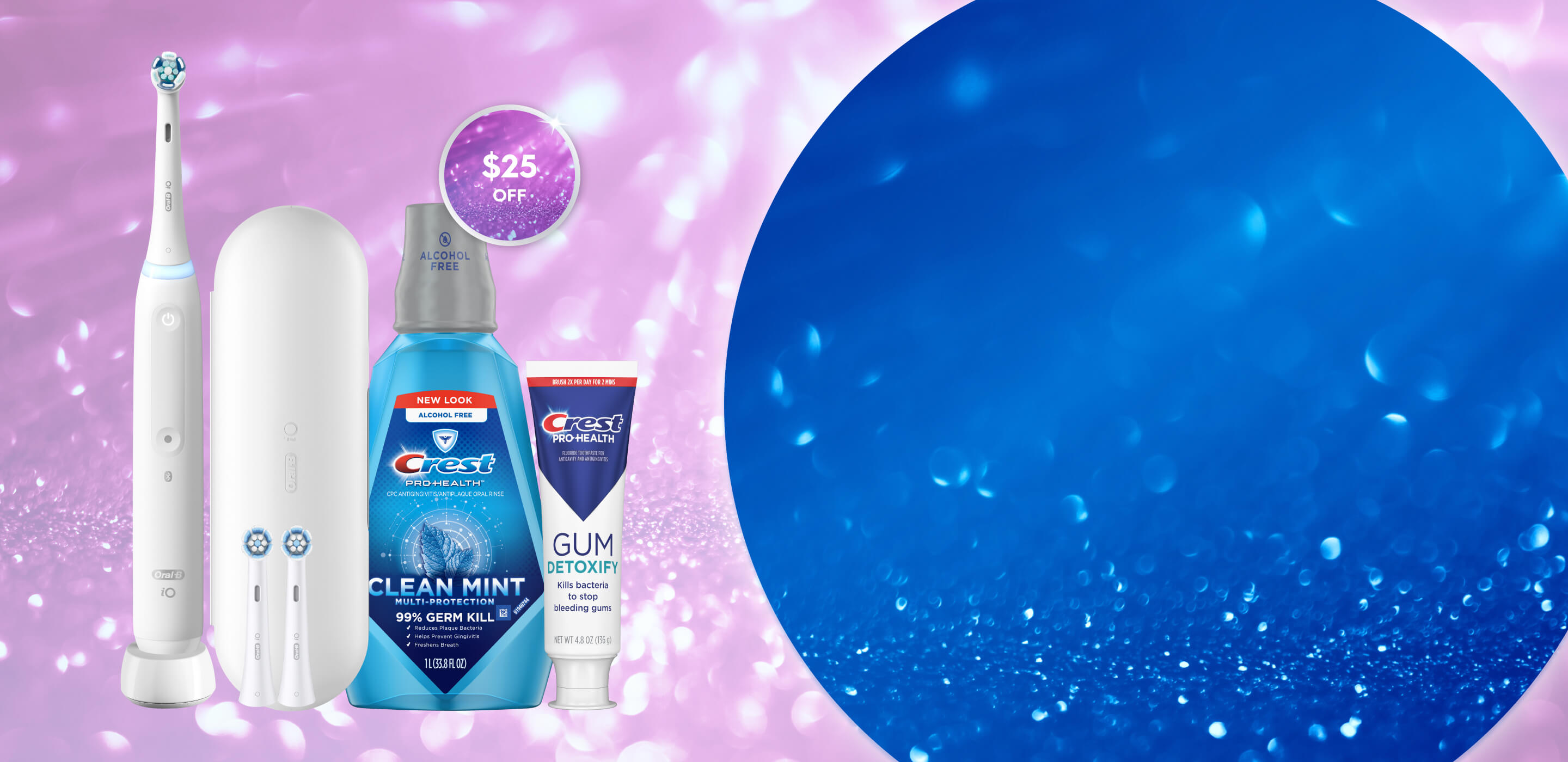 Fall for Oral-B + Crest iO4 Gum Care Bundle and save $25.