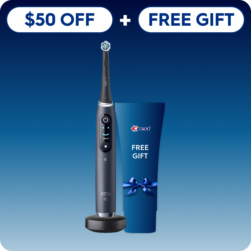 Oral-B iO Series 9 Rechargeable Electric Toothbrush, Black Onyx