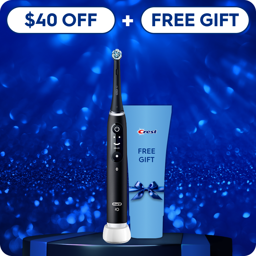 Oral-B iO Series 6 Electric Toothbrush, Grey Opal | Oral-B