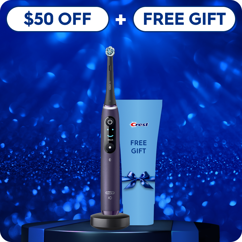 Oral-B iO8 Electric Toothbrush, Violet Ametrine | Oral-B