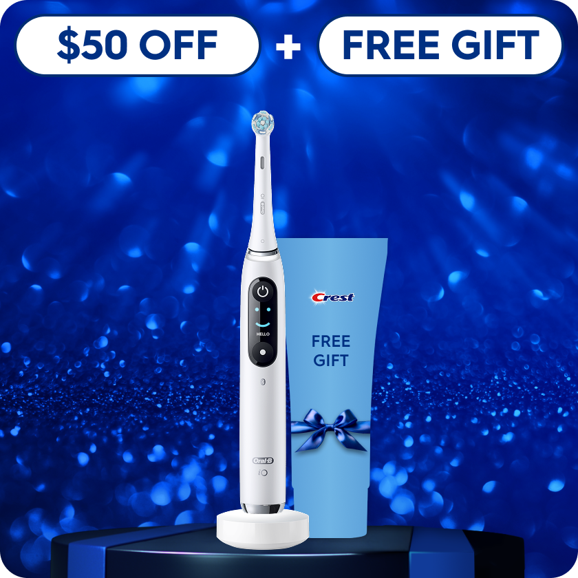 Oral-B iOシリーズ9 ホワイトアラバスター Oral-B iO Series 9 Electric Toothbrush, Smart Sensor, AI Tracking