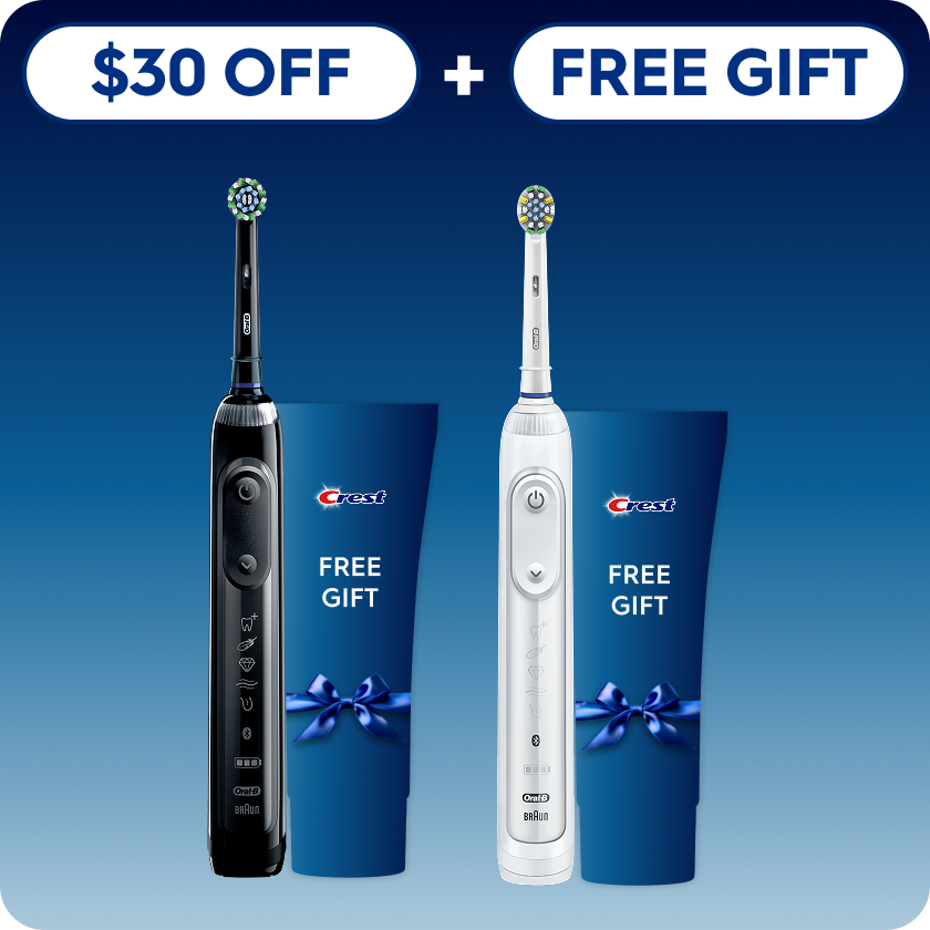 Oral-B Genius X Rechargeable Electric Toothbrush Twin Pack, Black
