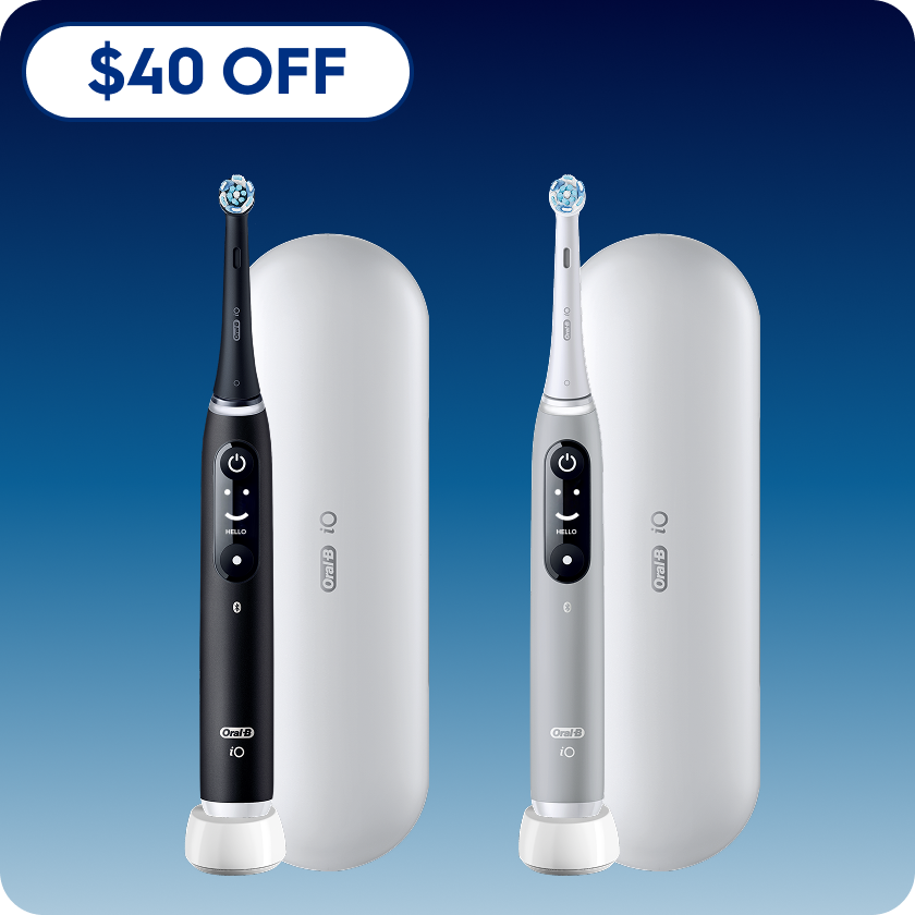 iO Series 7 Twin Pack, Black Onyx | Oral-B