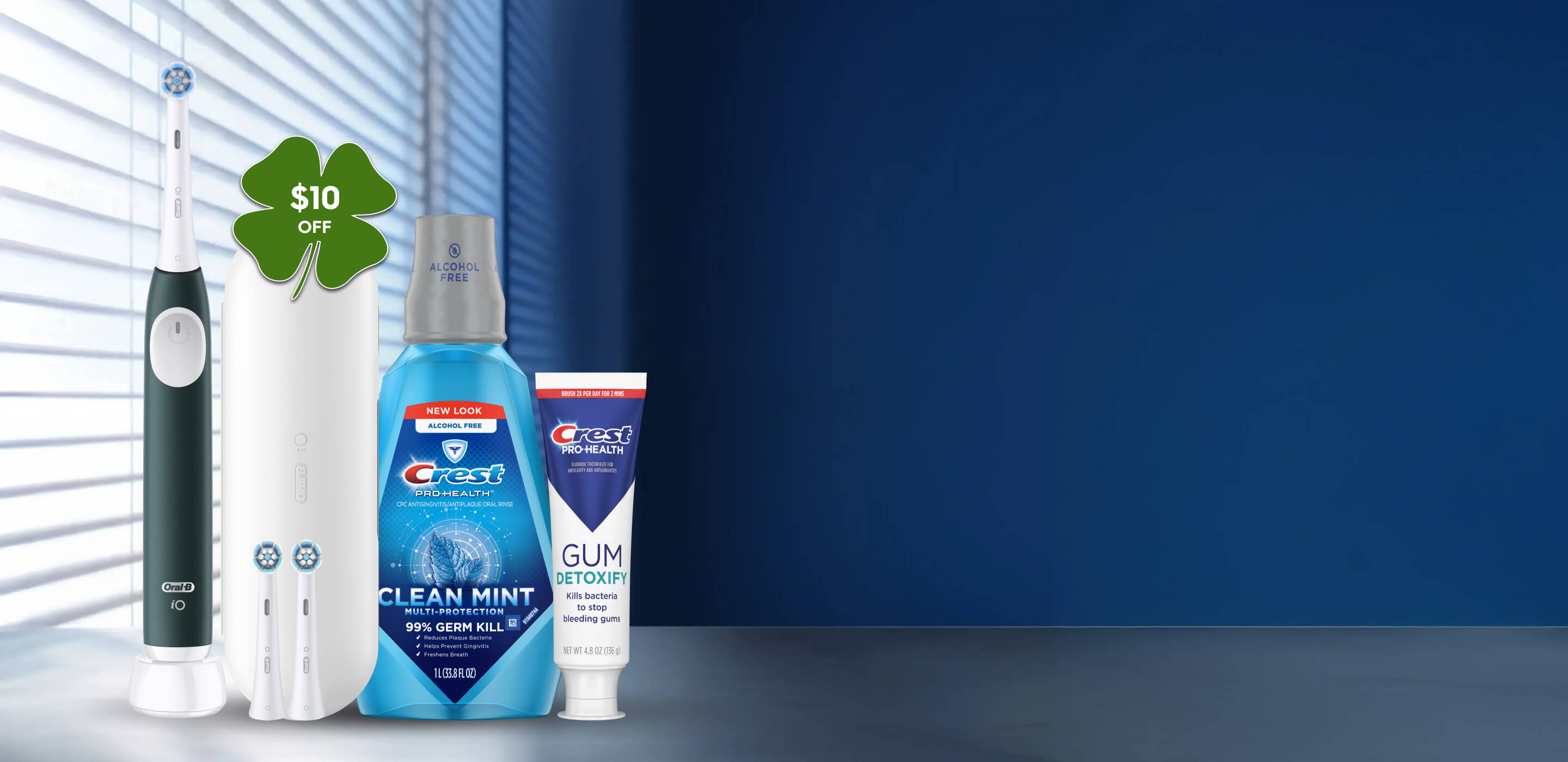 Save $10 on the iO2 Gum Care Bundle while supplies last.