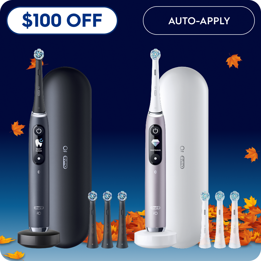 iO Series 9 Twin Pack in Black Onyx and Rose Quartz | Oral-B